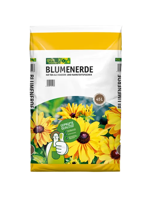 Grün erleben Blumenerde